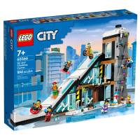 Конструктор LEGO City Горнолыжный и скалолазный центр 1045 деталей (60366)