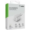 Зарядное устройство Belkin 45W 2хUSB-С GAN PD PPS white (WCH011VFWH) изображение 2