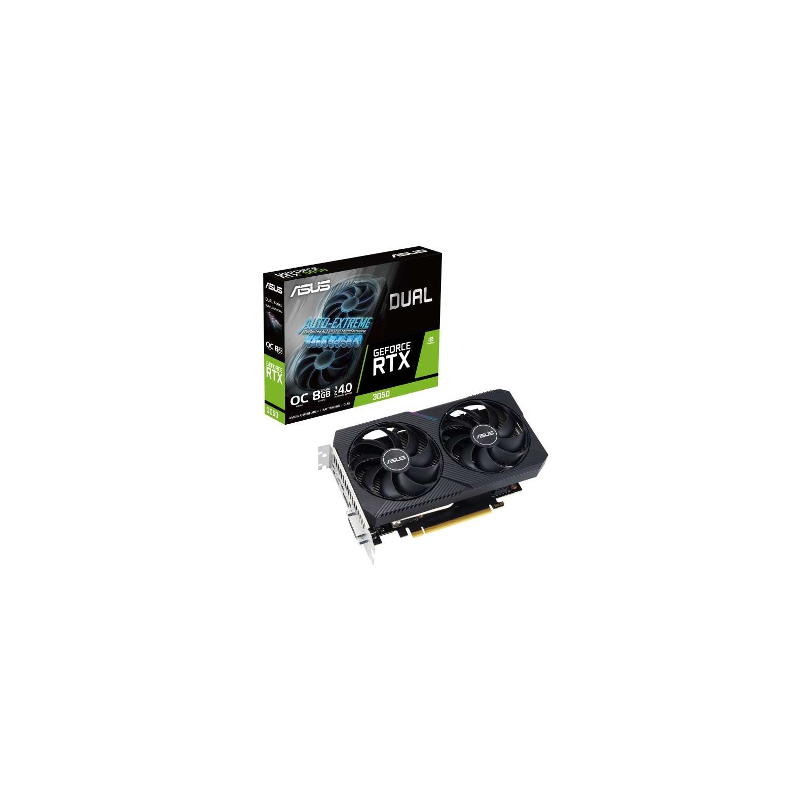 Відеокарта ASUS GeForce RTX3050 8Gb DUAL OC (DUAL-RTX3050-O8G-V2) зображення 2