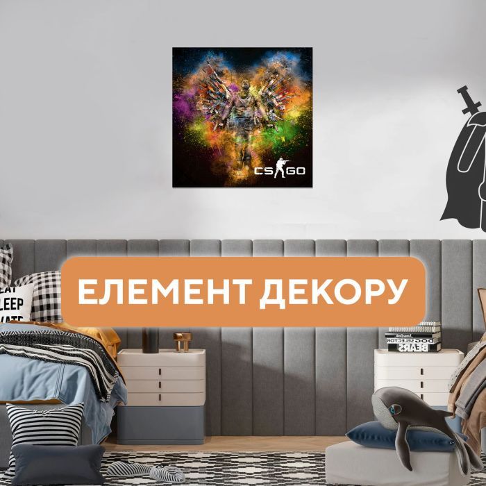 Пазл Ukropchik деревянный CS:GO А4 в коробке с набором-рамкой (CSGO A4) изображение 4