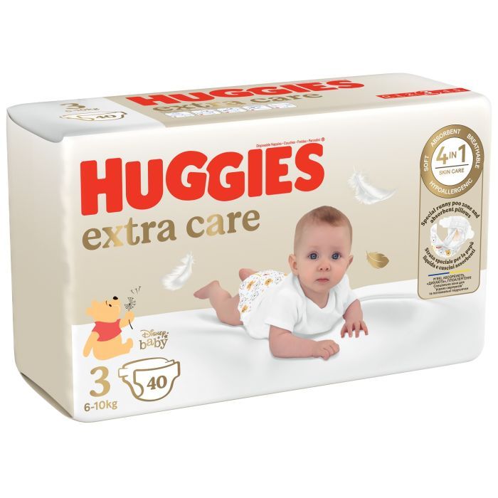 Подгузники Huggies Extra Care Size Размер 3 (6-10 кг) 96 шт (5029053577944) изображение 2
