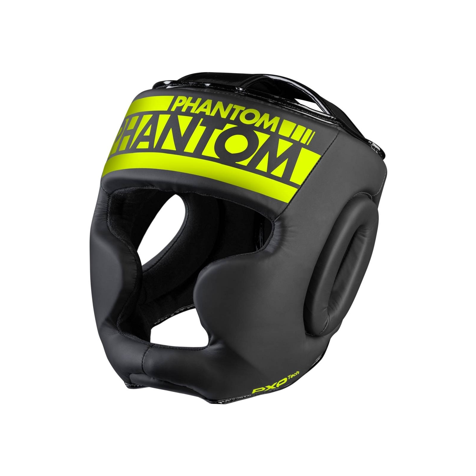 Боксерский шлем Phantom APEX Full Face Neon One Size Black/Yellow (PHHG2303)