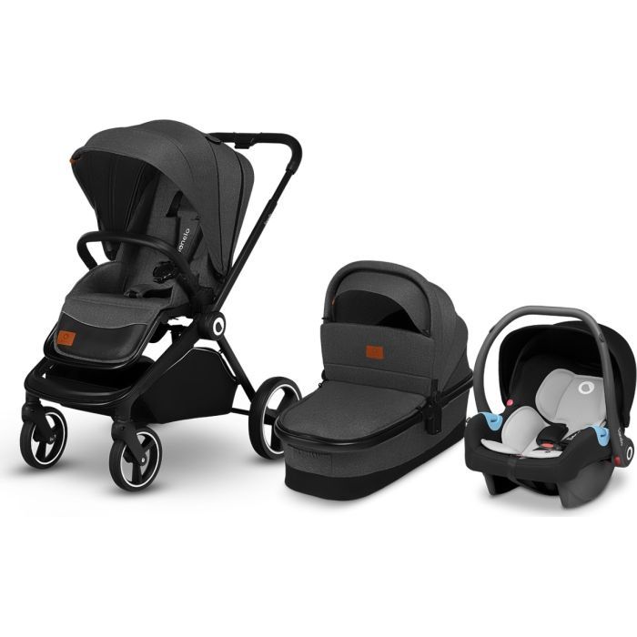 Коляска Lionelo 3 в 1 Mika Grey Stone (LO-MIKA 3IN1 GREY STONE) изображение 11