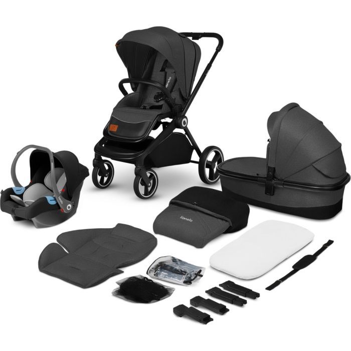 Коляска Lionelo 3 в 1 Mika Grey Stone (LO-MIKA 3IN1 GREY STONE) изображение 12
