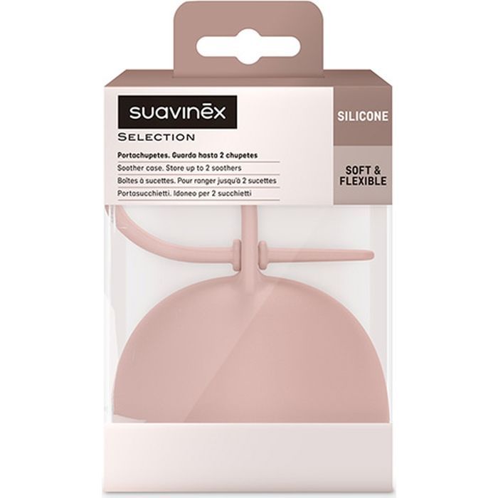 Контейнер для пустушок Suavinex Colour Essence, силіконовий, блакитний (401537) зображення 3