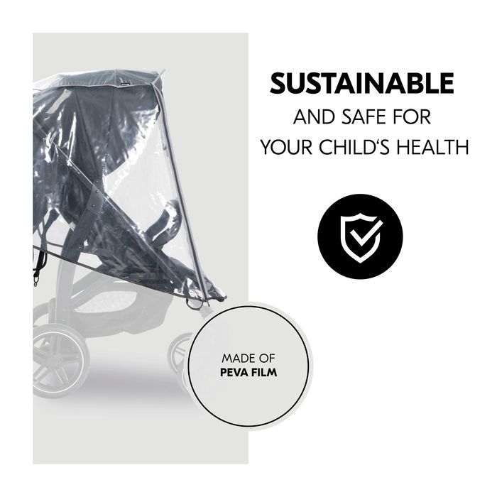 Дождевик на коляску Hauck Pushchair Raincover 4W (55077-9) изображение 6