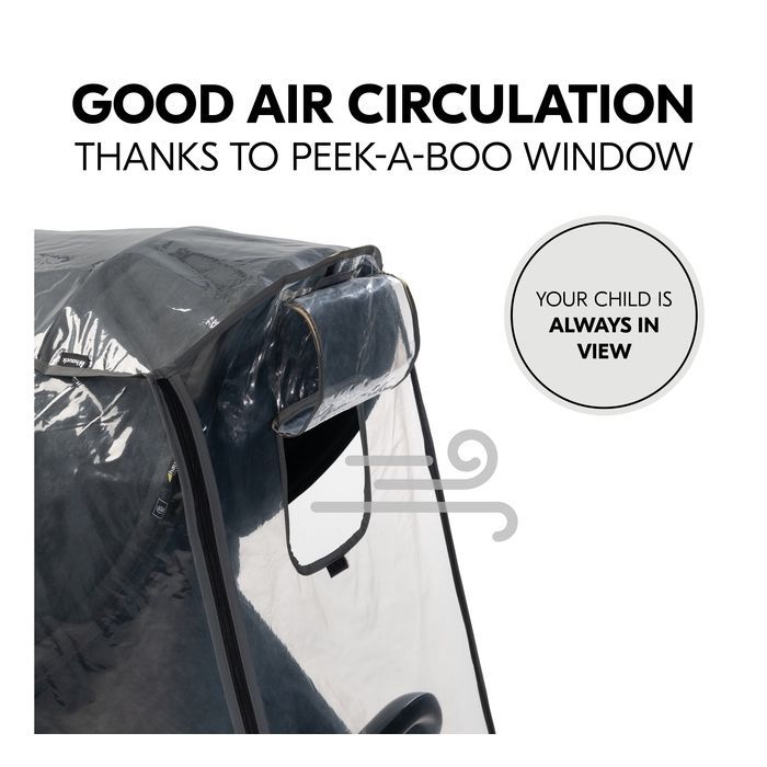 Дождевик на коляску Hauck Pushchair Raincover 4W (55077-9) изображение 7