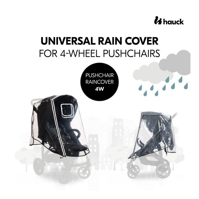 Дождевик на коляску Hauck Pushchair Raincover 4W (55077-9) изображение 9