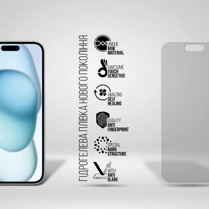 Плівка захисна Armorstandart Matte Apple iPhone 15 Plus (ARM68278) зображення 2