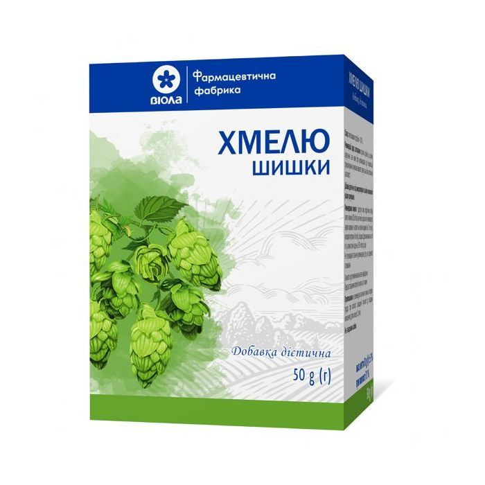 Трави Віола Фіточай Хмелю шишки 50г пачка (4820241316618)