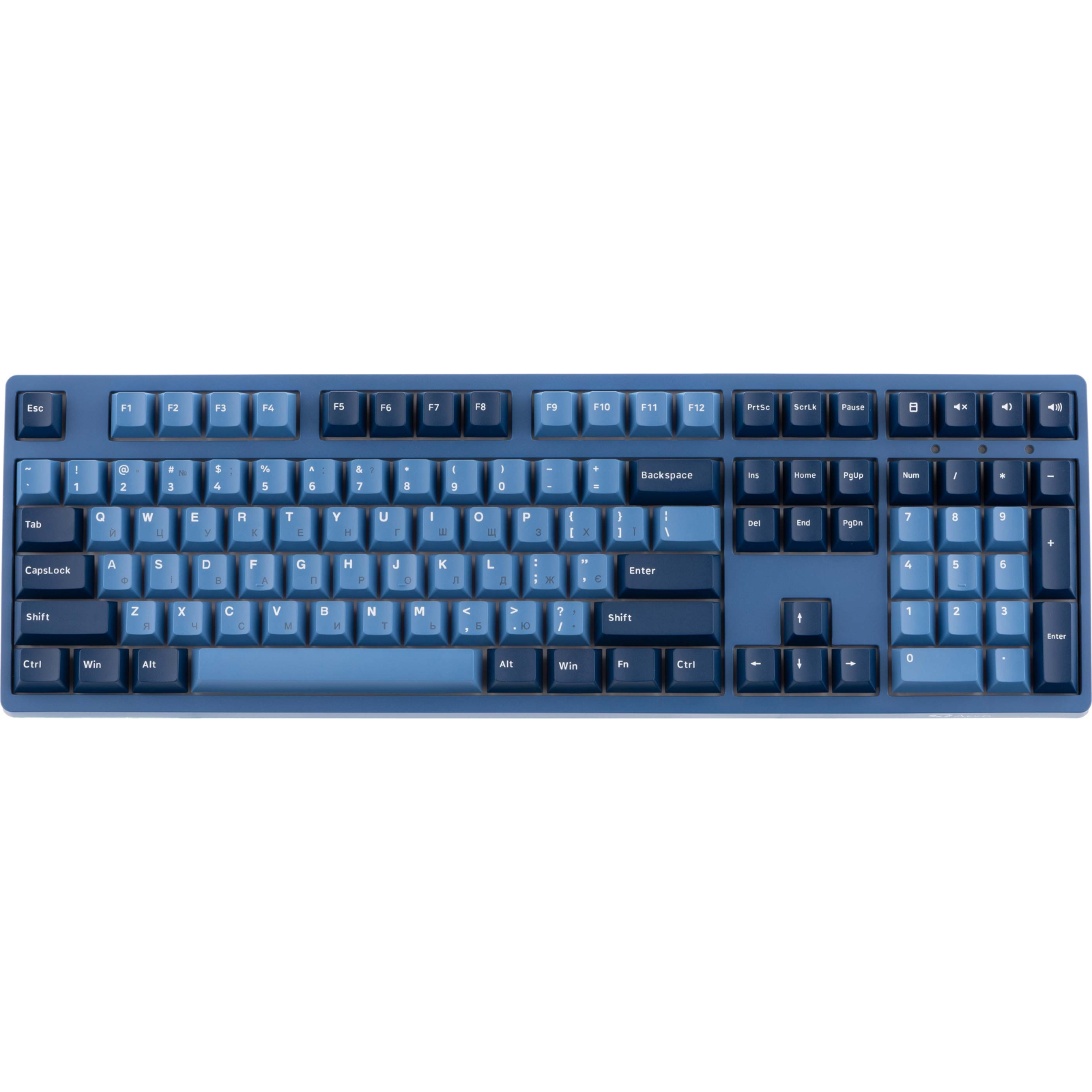 Клавіатура Akko 3108DS Ocean Star 108Key CS Orange V2 USB UA No LED Blue (6925758614214)