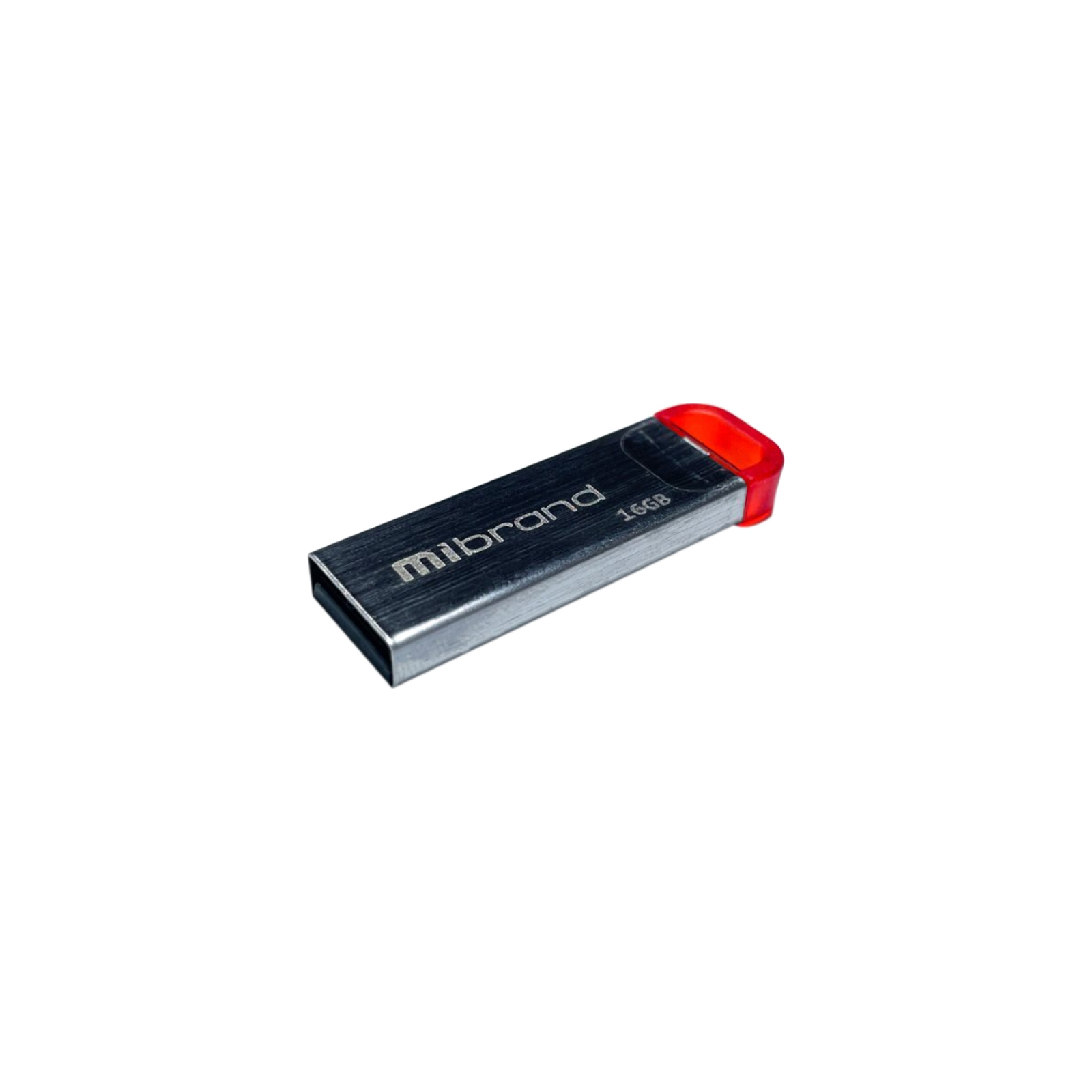 USB флеш накопитель Mibrand 16GB Falcon Silver-Red USB 2.0 (MI2.0/FA16U7R)