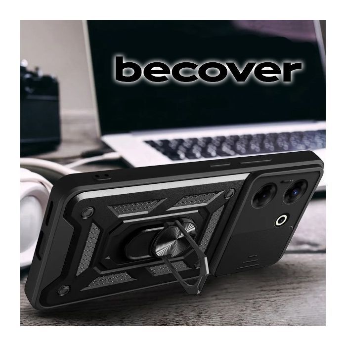 Чехол для мобильного телефона BeCover Military Tecno Camon 20 Pro (CK7n) Black (710003) изображение 4