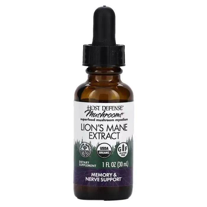 Травы Fungi Perfecti Ежовик гребенчатый, экстракт в каплях, Lion's Mane Extract, 30 мл (FPI-05161) изображение 3