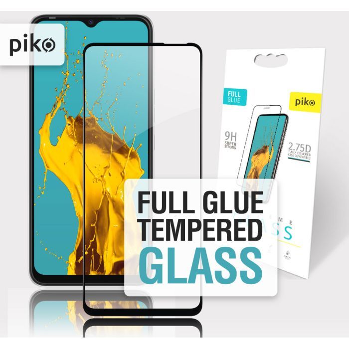 Стекло защитное Piko Full Glue Tecno Spark 8C (1283126542497) изображение 2