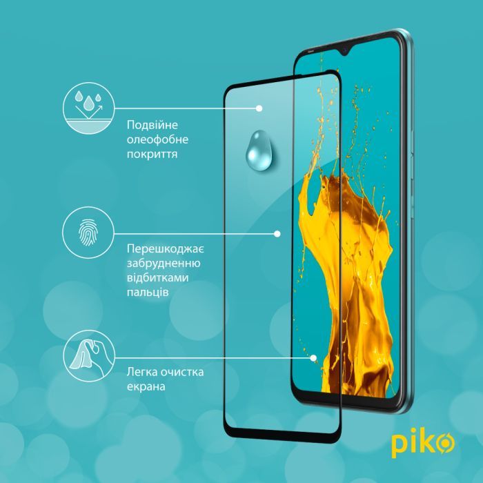 Стекло защитное Piko Full Glue Tecno Spark 8C (1283126542497) изображение 5