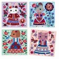 Набір для творчості Djeco Милі тваринки мозаїка (DJ09425)