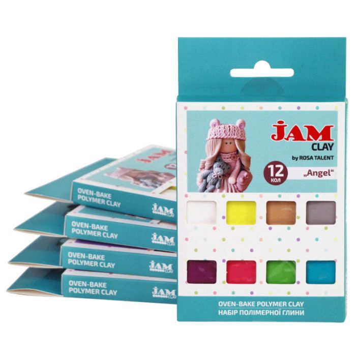 Пластика Jam Clay Rosa Talent Angels 12 шт х 20 г (4823098521037) зображення 2