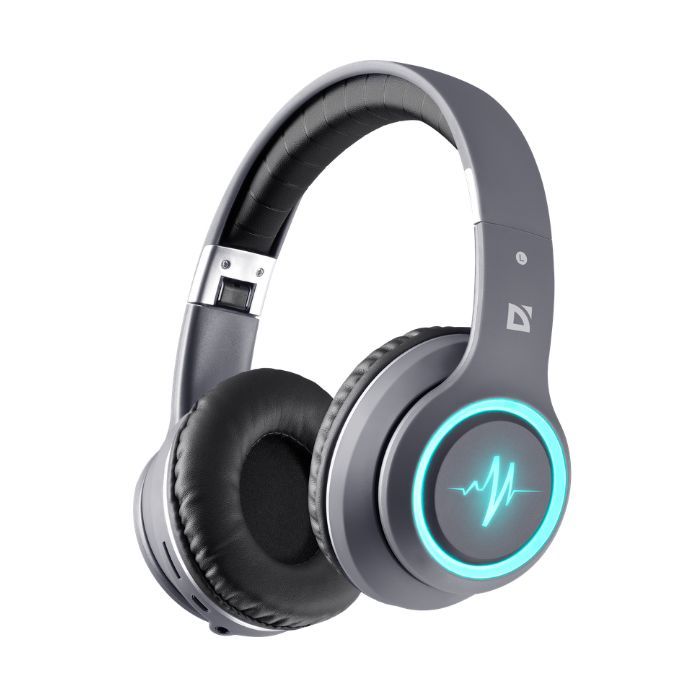 Наушники Defender FreeMotion B571 Bluetooth LED Gray (63571)