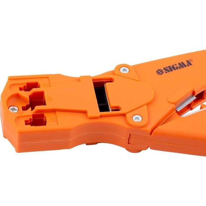 Инструмент Sigma для обжима коннекторов 4Р4С, 6Р6С, 8Р8С (4372401) изображение 4