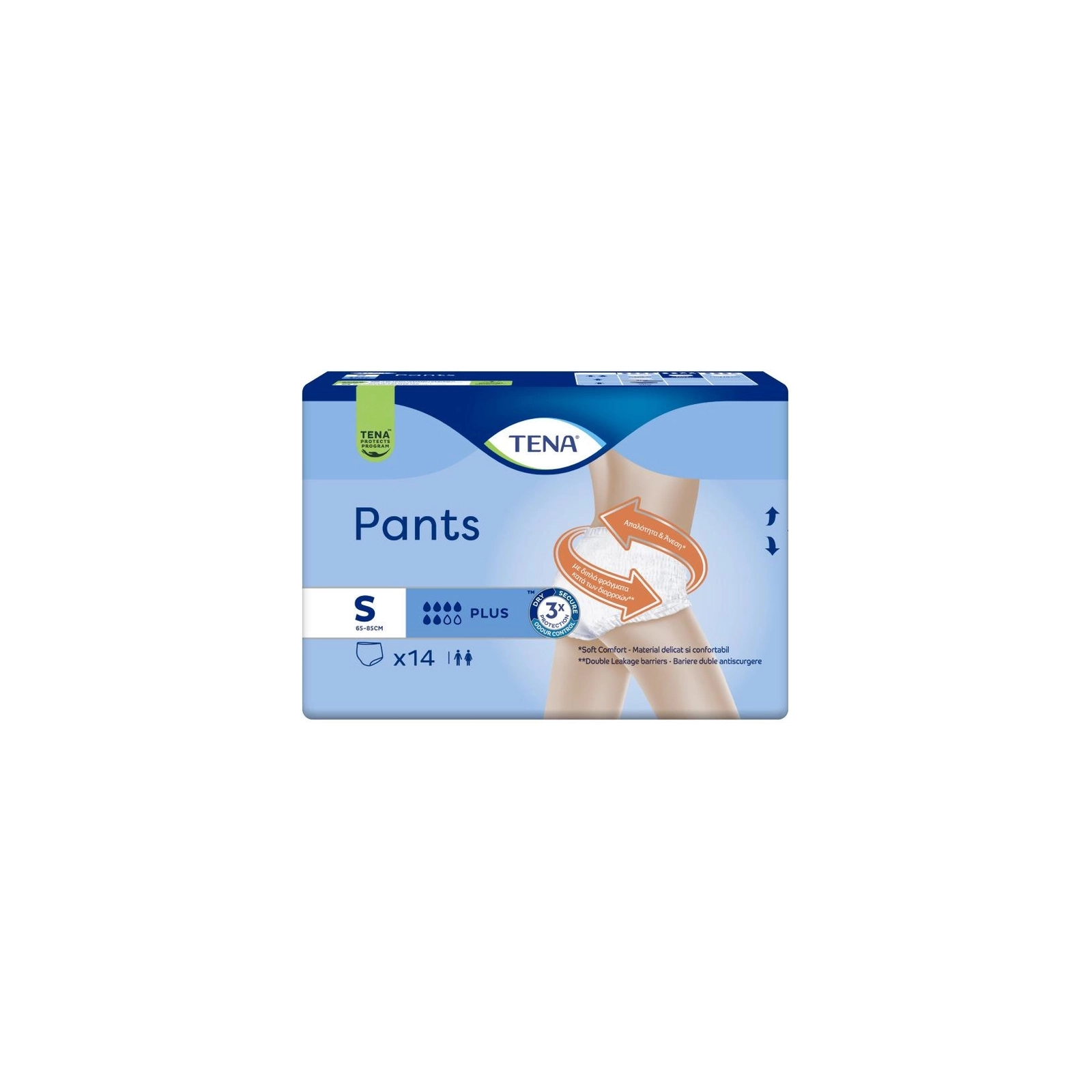 Подгузники для взрослых Tena Pants Plus S 14 (7322541773346)