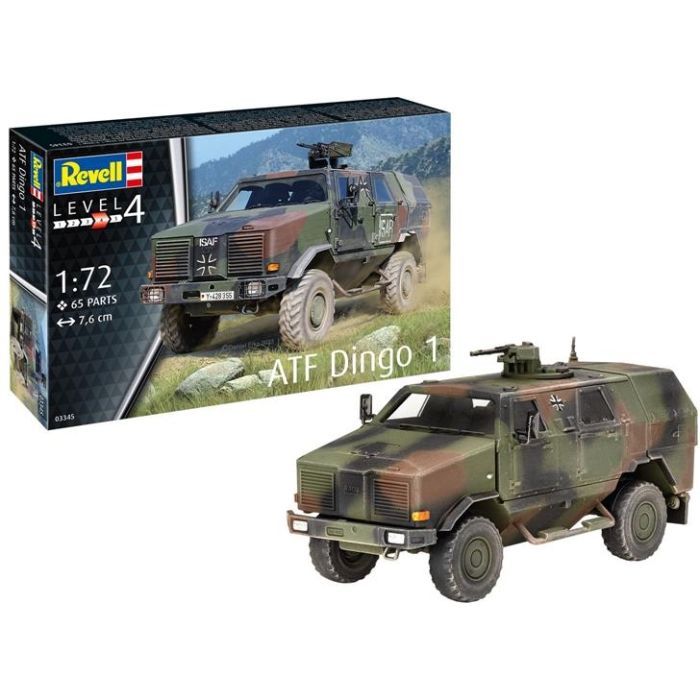 Збірна модель Revell Бронеавтомобіль ATF Dingo 1 рівень 4 масштаб 1:72 (RVL-03345) зображення 2