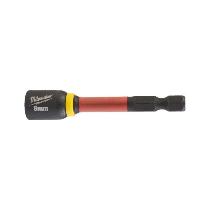 Головка магнитная Milwaukee 1/4", шестигранная, 8 мм Shockwave, ударопрочная (4932492439)