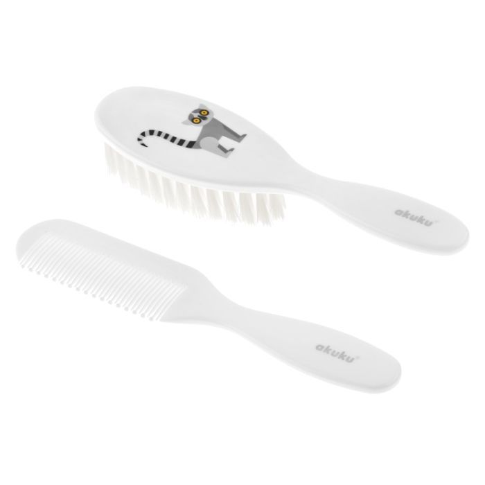 Набір для догляду за дитиною Akuku гребінців Лемур (A0082) > ціни в Києві та Україні Набір для догляду за дитиною Akuku гребінців Лемур (A0082)