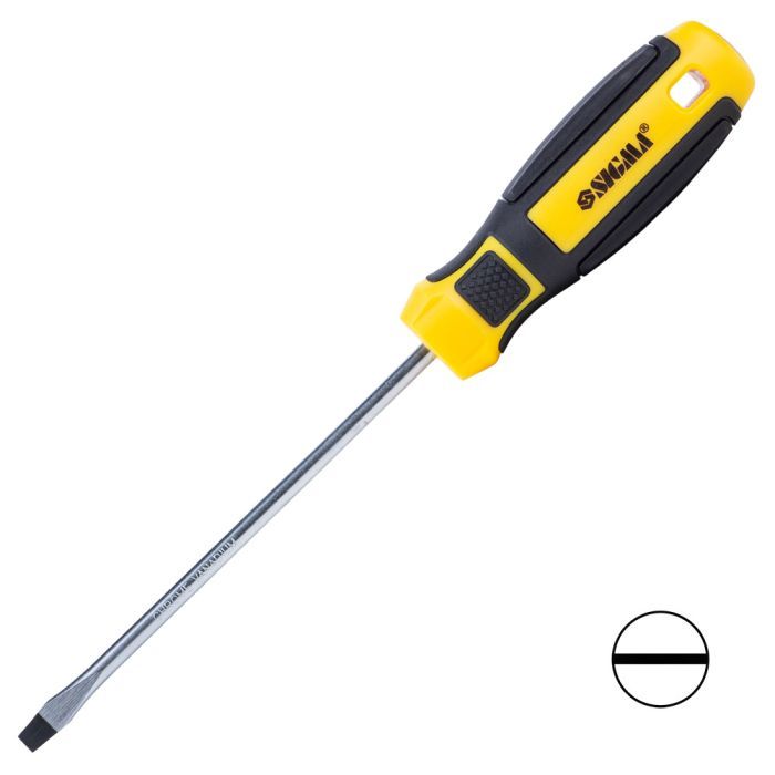 Отвертка Sigma шлицевая SL 5.0x125мм CrV Mega (4009221)