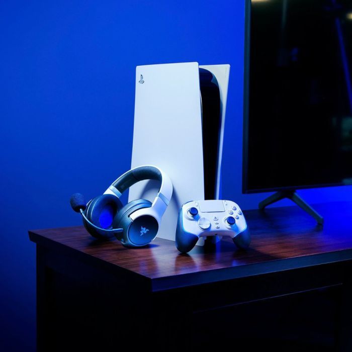 Наушники Razer Kaira Pro Hyperspeed for PS5 Bluetooth White-Black (RZ04-04030200-R3G1) изображение 8