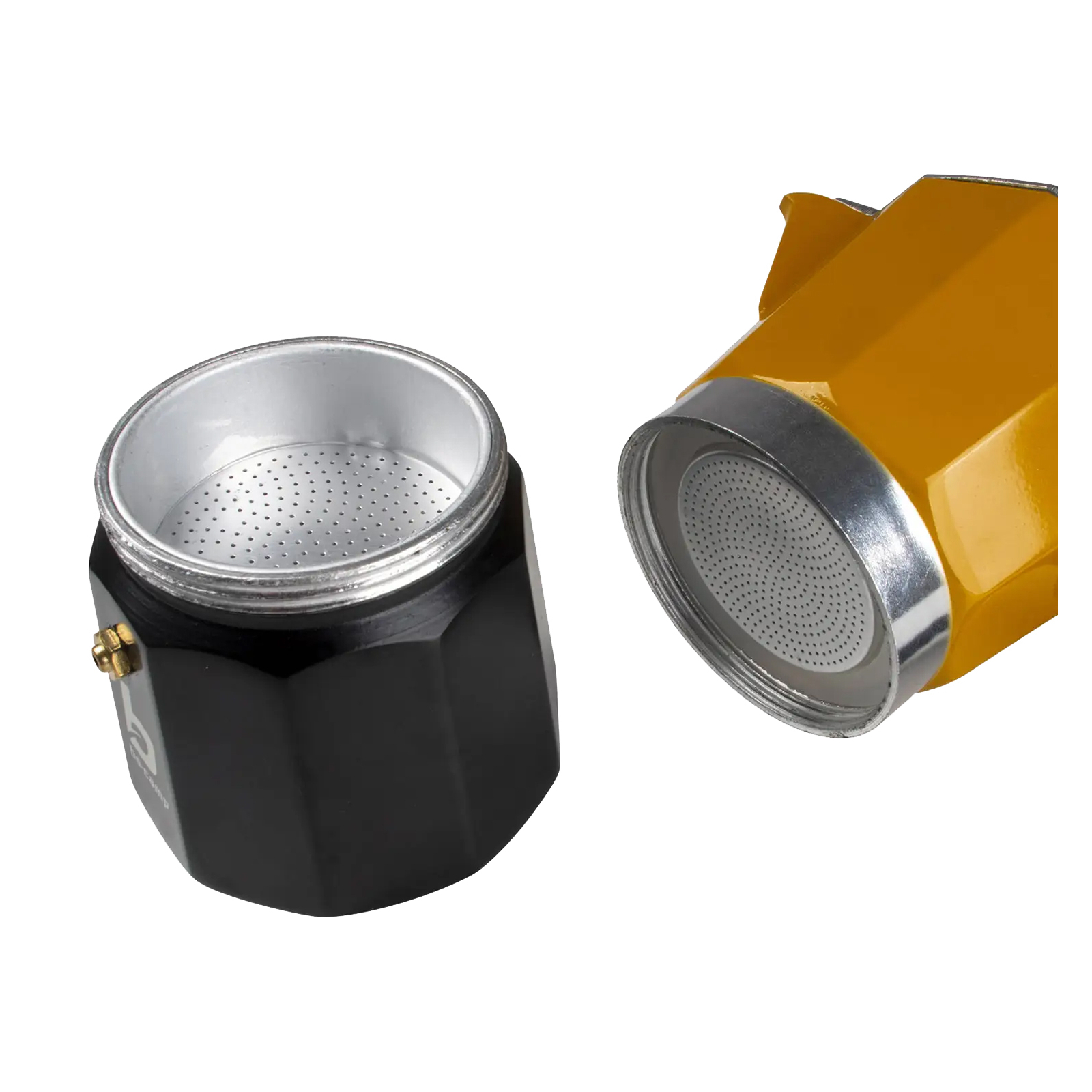 Гейзерная кофеварка Bo-Camp Hudson 3-cups Yellow/Black (2200518) изображение 3