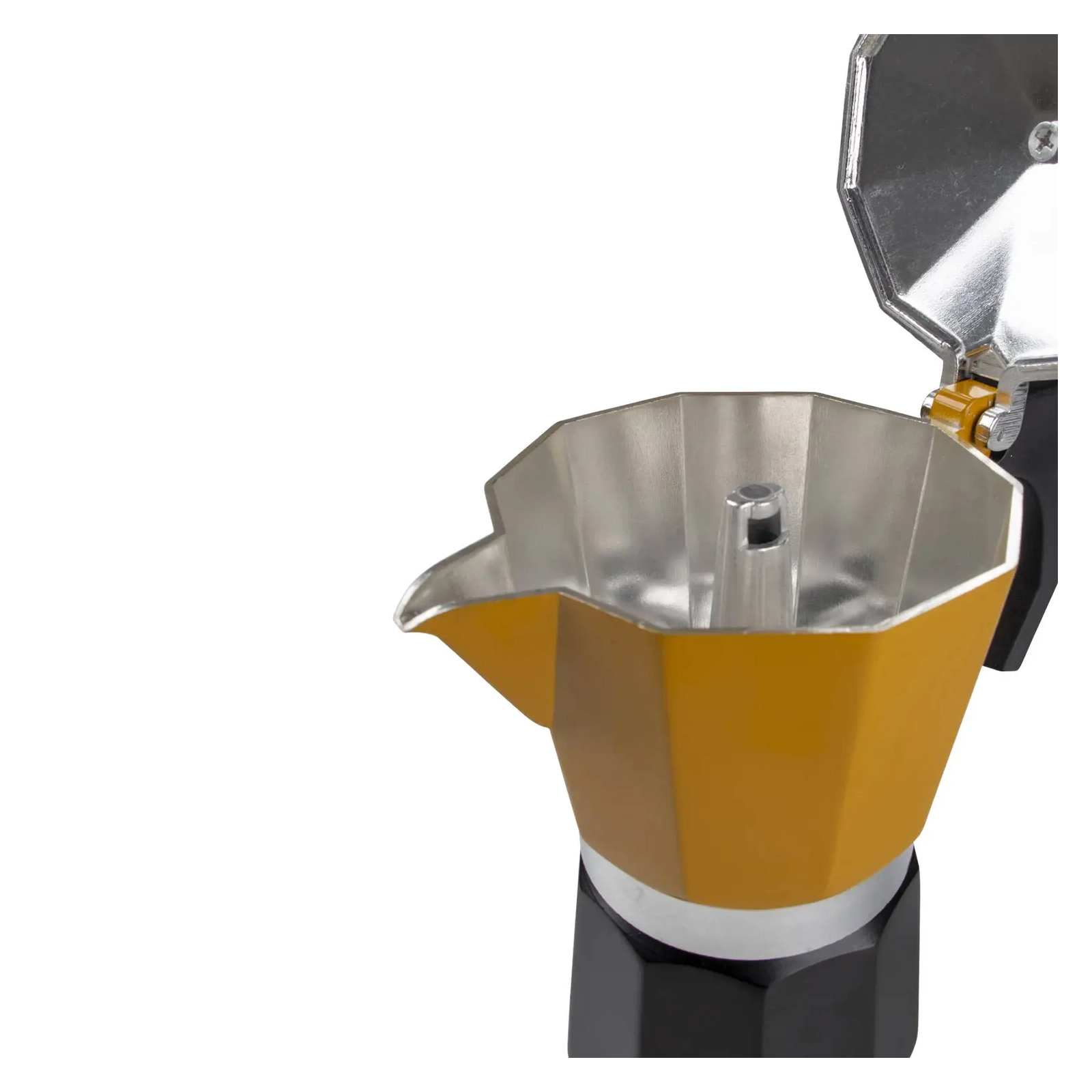 Гейзерная кофеварка Bo-Camp Hudson 3-cups Yellow/Black (2200518) изображение 4