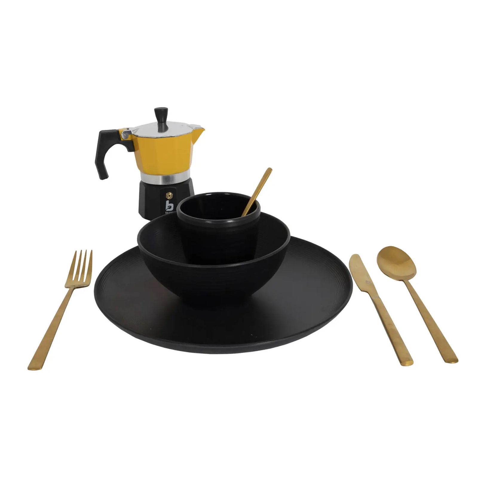 Гейзерная кофеварка Bo-Camp Hudson 6-cups Yellow/Black (2200522) изображение 6