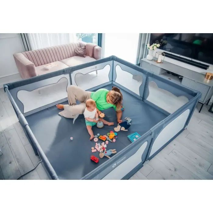 Детский манеж Lionelo Willow XL Grey Concrete (LO-WILLOW XL GREY CONCRETE) изображение 10
