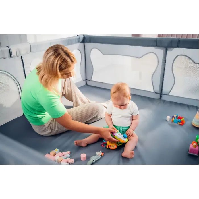 Детский манеж Lionelo Willow XL Grey Concrete (LO-WILLOW XL GREY CONCRETE) изображение 11