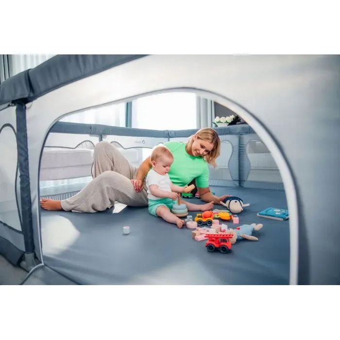 Детский манеж Lionelo Willow XL Grey Concrete (LO-WILLOW XL GREY CONCRETE) изображение 6