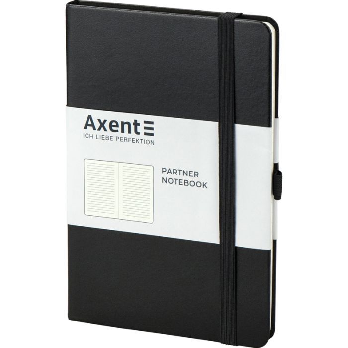 Книга записная Axent Partner 125х195 мм в линейку 96 листов Черный (8308-01-A) изображение 2