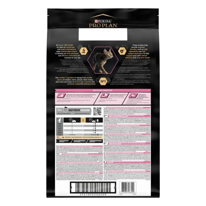 Сухой корм для кошек Purina Pro Plan Delicate Turkey со вкусом индейки 10 кг (7613033566509) изображение 2