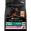 Сухой корм для собак Purina Pro Plan Small&Mini Puppy Sensitive Skin с лососем 3 кг (7613035123809)