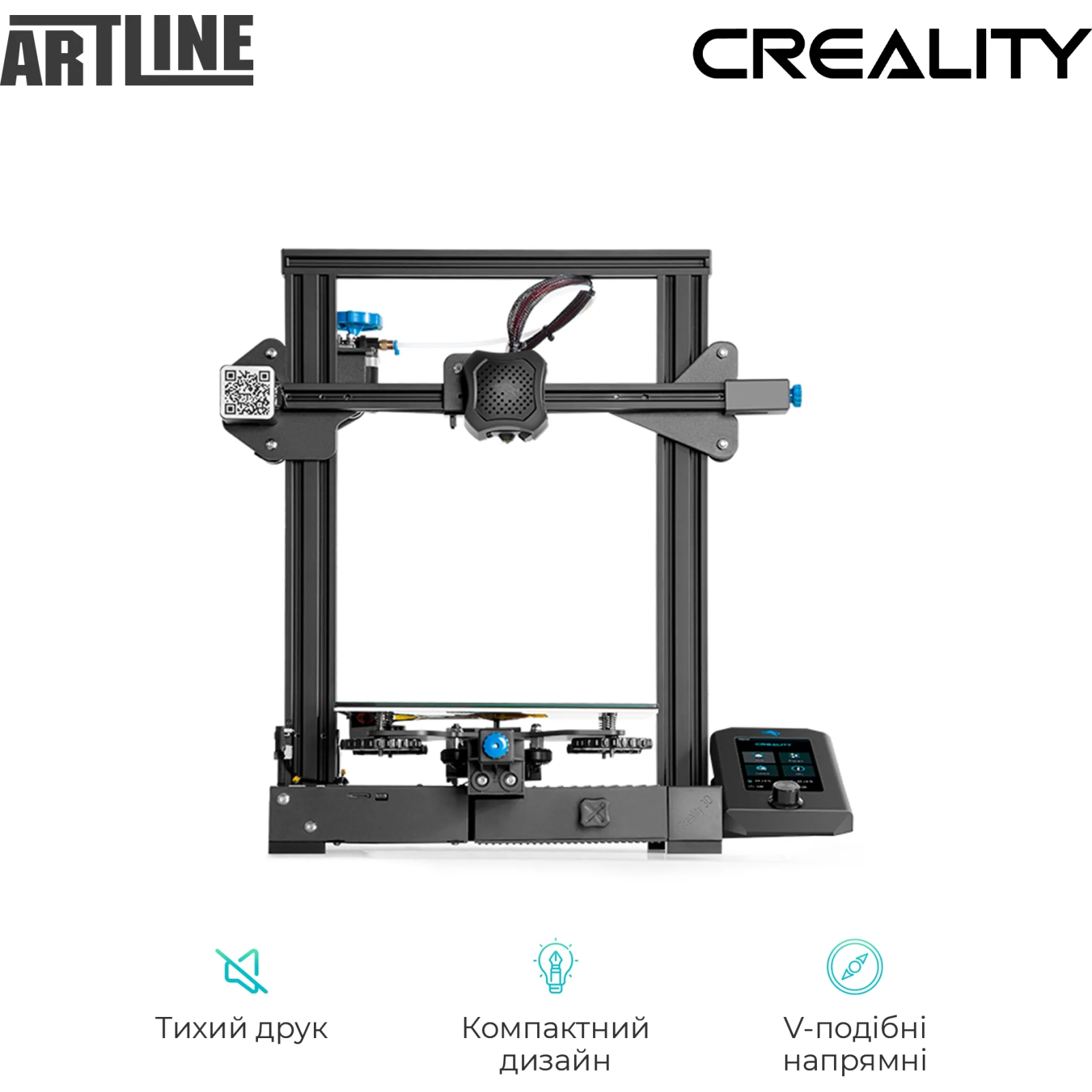 3D-принтер Creality Ender-3 V2 зображення 2