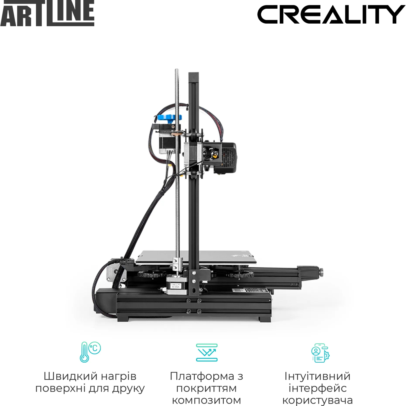 3D-принтер Creality Ender-3 V2 зображення 4