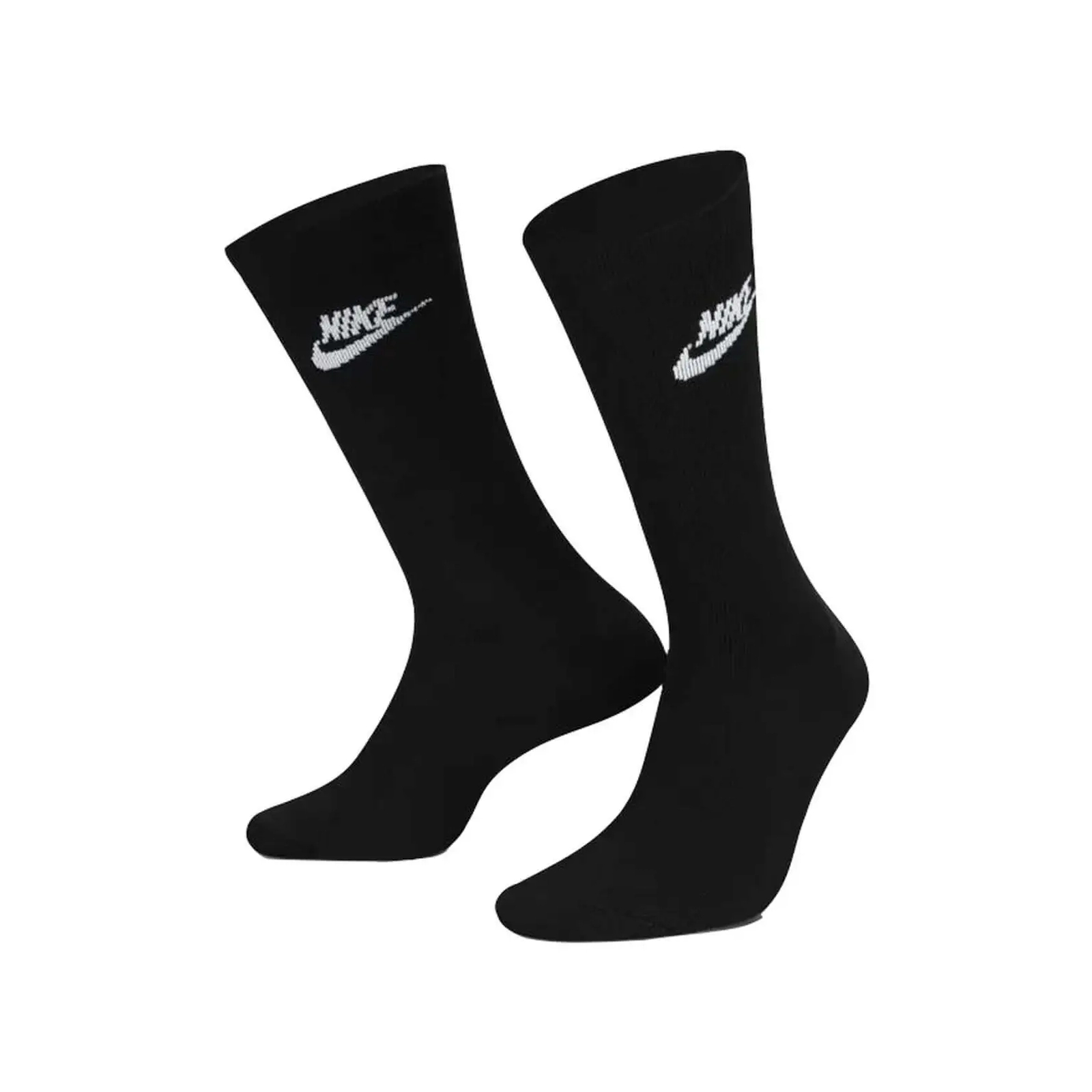 Шкарпетки Nike U NK NSW EVERYDAY ESSENTIAL CR DX5025-010 42-46 3 пари Чорні (196148785661) зображення 2
