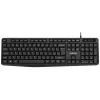 Клавиатура Canyon KB-1 Water resistant USB UA Black (CNE-CKEY01)