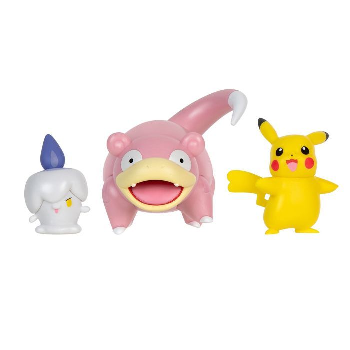 Фігурка Pokemon набір W18 - Пікачу, Літвік, Слоупок (PKW3056) зображення 2