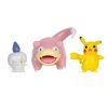 Фігурка Pokemon набір W18 - Пікачу, Літвік, Слоупок (PKW3056) зображення 2