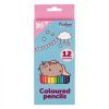 Карандаши цветные Yes 12 цв Pusheen бирюзовый (290721)