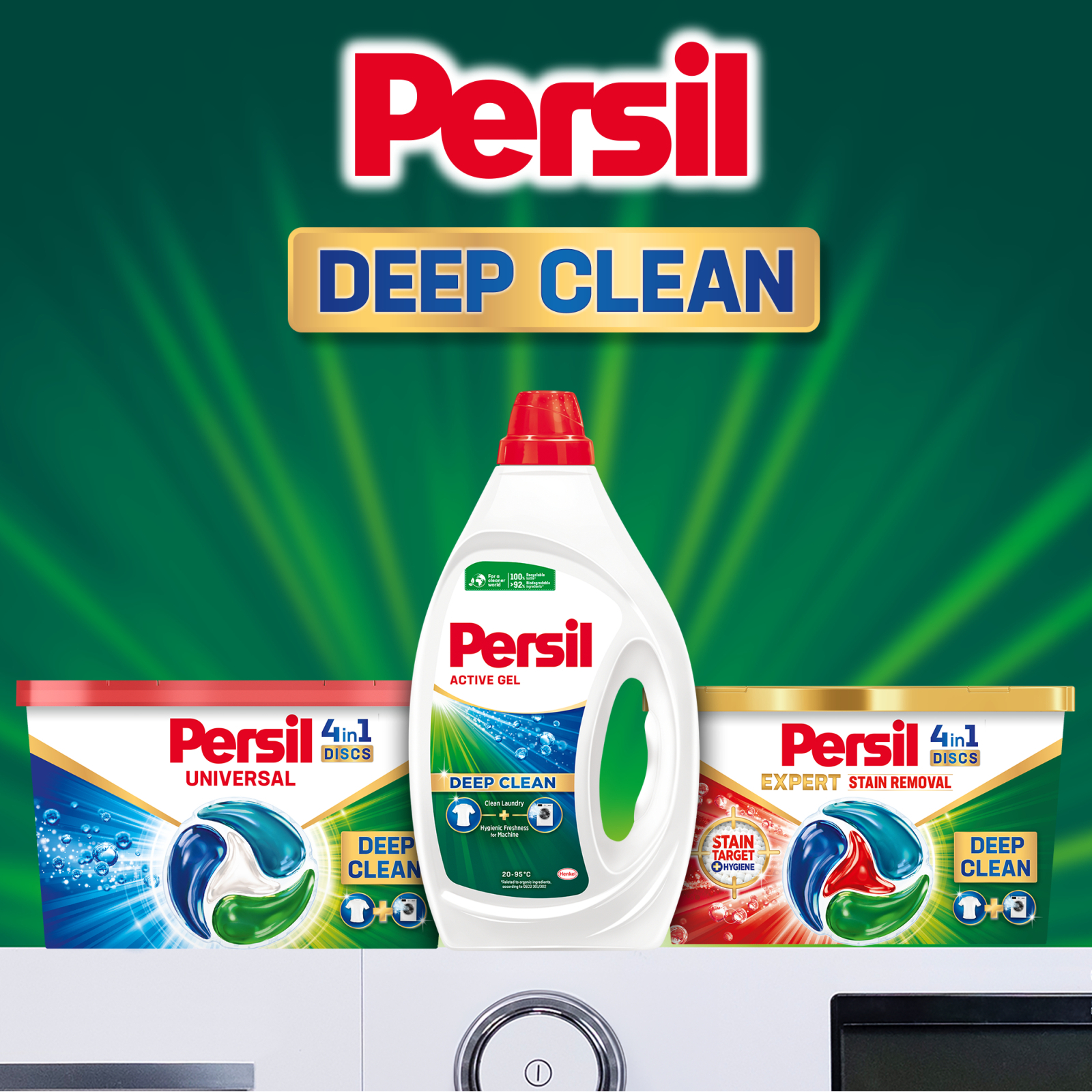Гель для прання Persil Active Gel Deep Clean 1.98 л (9000101574241) зображення 5