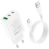 Зарядное устройство HOCO C99A charger set (Type-C) White (6931474767585) изображение 6