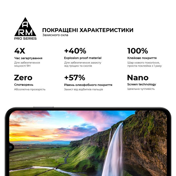 Скло захисне Armorstandart Pro Samsung M15 5G (M156) Black (ARM74368) зображення 5