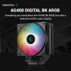 Кулер для процессора Deepcool AG400 DIGITAL BK ARGB изображение 11